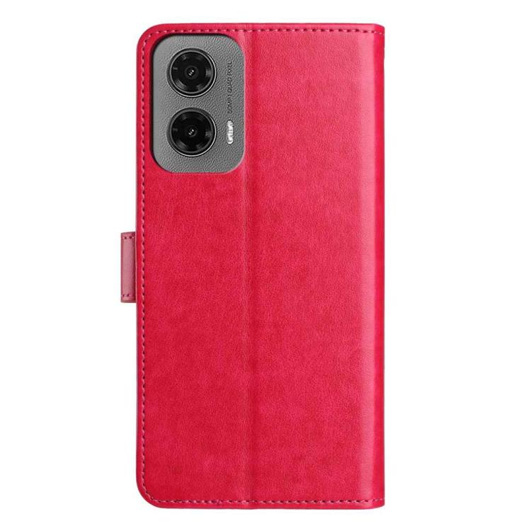 For Motorola Moto G35 Lambskin 8-card Slot Leather Phone Case