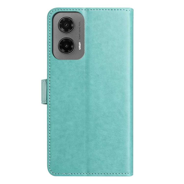 For Motorola Moto G35 Lambskin 8-card Slot Leather Phone Case