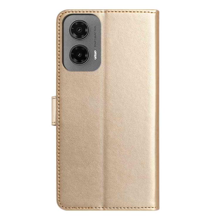 For Motorola Moto G35 Lambskin 8-card Slot Leather Phone Case