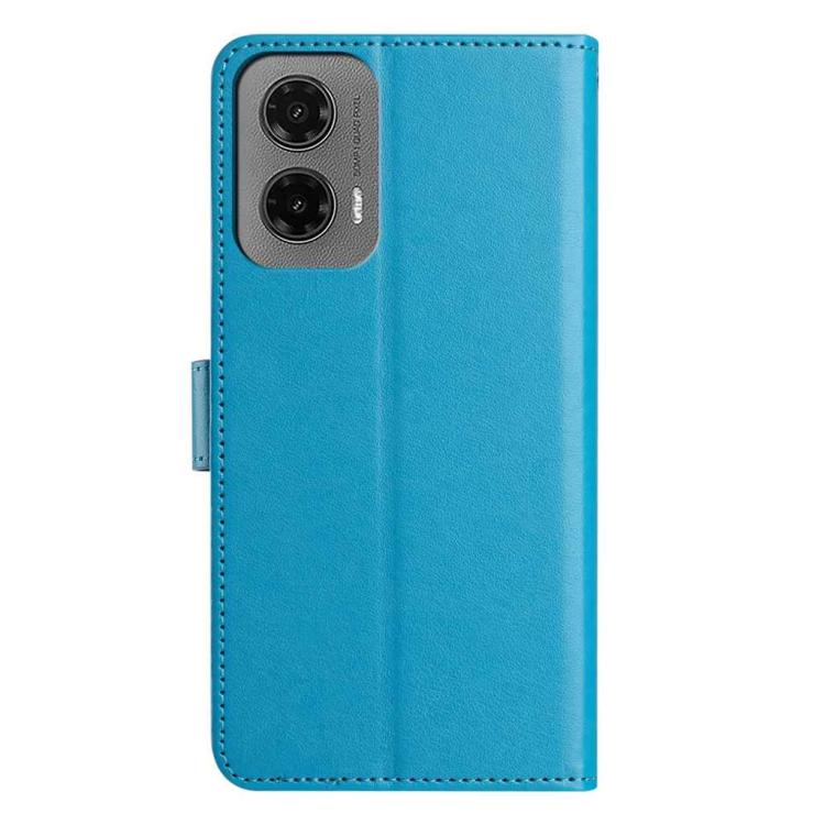 For Motorola Moto G35 Lambskin 8-card Slot Leather Phone Case