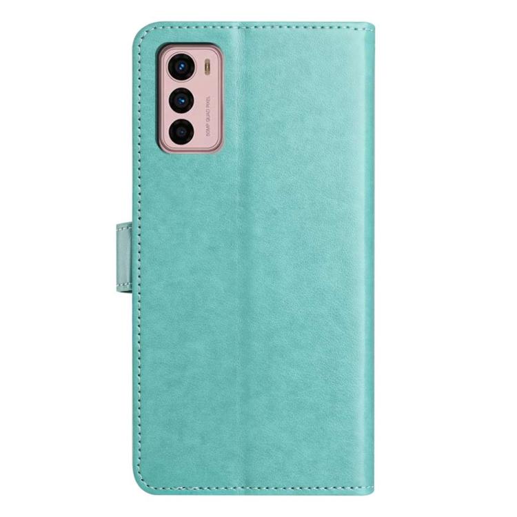 For Motorola Moto G42 Lambskin 8-card Slot Leather Phone Case