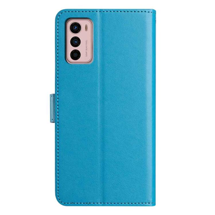 For Motorola Moto G42 Lambskin 8-card Slot Leather Phone Case