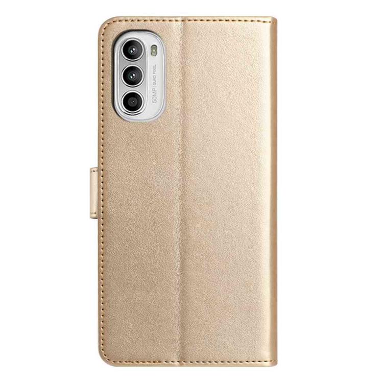 For Motorola Moto G52 Lambskin 8-card Slot Leather Phone Case