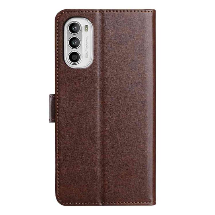 For Motorola Moto G52 Lambskin 8-card Slot Leather Phone Case