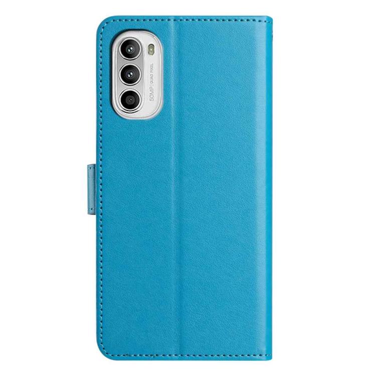 For Motorola Moto G52 Lambskin 8-card Slot Leather Phone Case