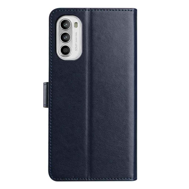 For Motorola Moto G52 Lambskin 8-card Slot Leather Phone Case