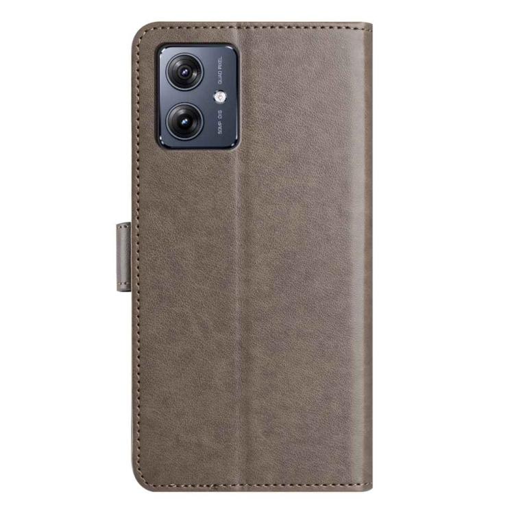 For Motorola Moto G54 5G Lambskin 8-card Slot Leather Phone Case