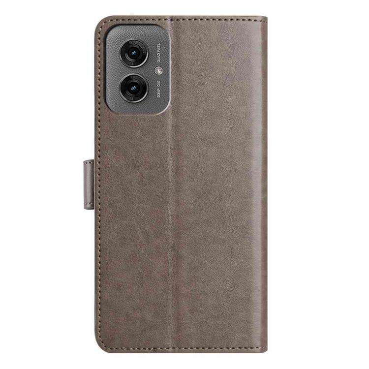 For Motorola Moto G55 Lambskin 8-card Slot Leather Phone Case