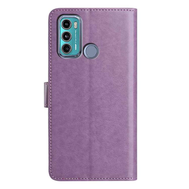 For Motorola Moto G60 4G / G40 Fusion Lambskin 8-card Slot Leather Phone Case