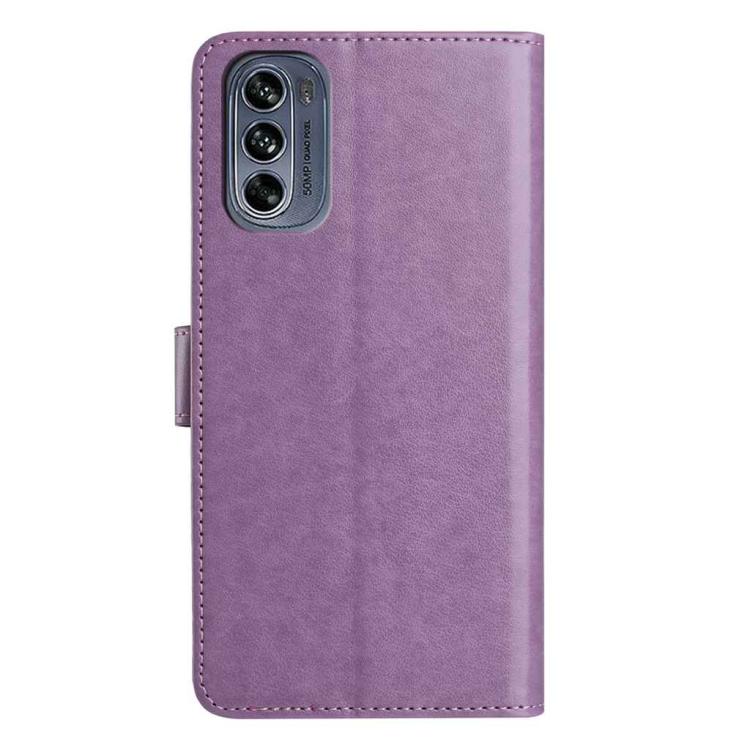 For Motorola Moto G62 5G Lambskin 8-card Slot Leather Phone Case