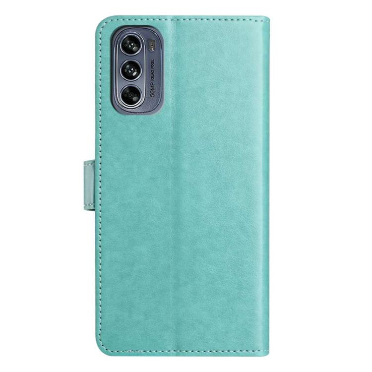 For Motorola Moto G62 5G Lambskin 8-card Slot Leather Phone Case