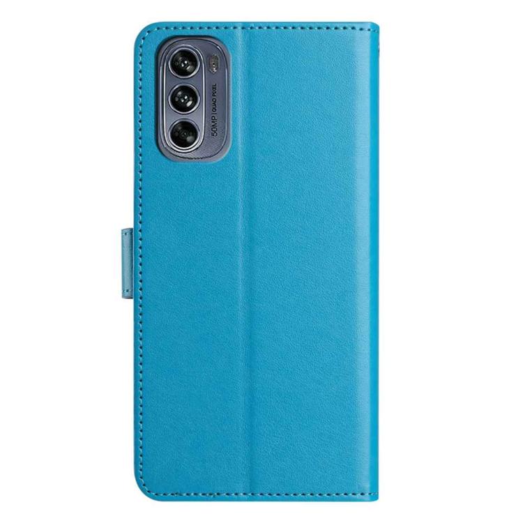 For Motorola Moto G62 5G Lambskin 8-card Slot Leather Phone Case