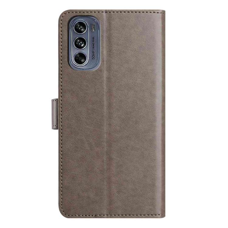 For Motorola Moto G62 5G Lambskin 8-card Slot Leather Phone Case