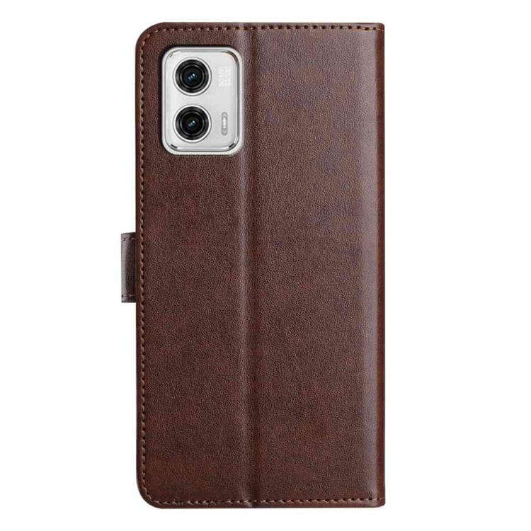 For Motorola Moto G73 Lambskin 8-card Slot Leather Phone Case