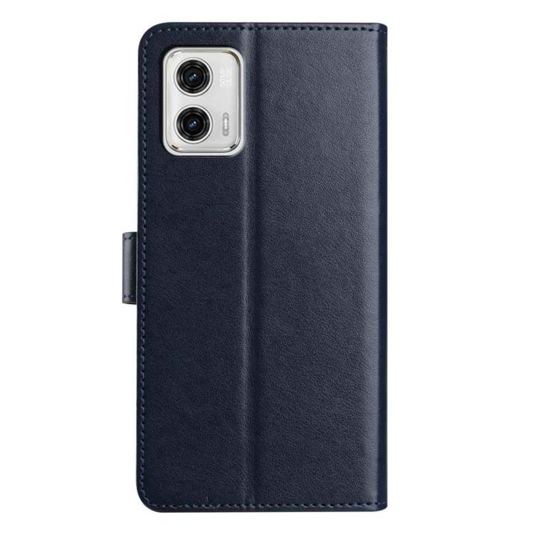For Motorola Moto G73 Lambskin 8-card Slot Leather Phone Case
