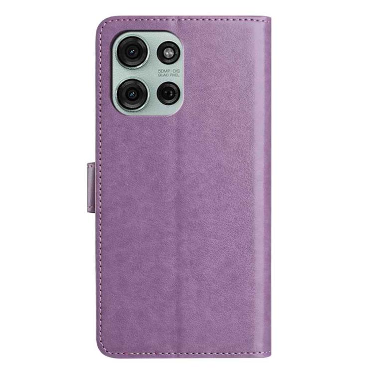 For Motorola Moto G75 5G Lambskin 8-card Slot Leather Phone Case