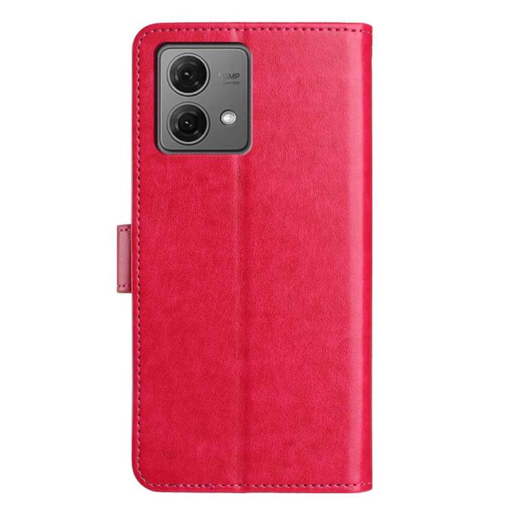 For Motorola Moto G84 5G Lambskin 8-card Slot Leather Phone Case