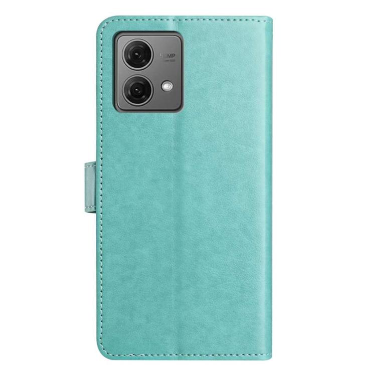 For Motorola Moto G84 5G Lambskin 8-card Slot Leather Phone Case