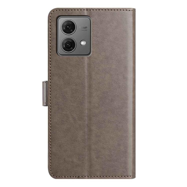 For Motorola Moto G84 5G Lambskin 8-card Slot Leather Phone Case