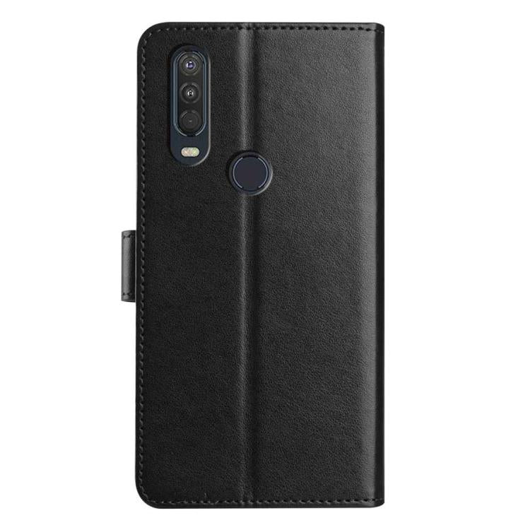 For Motorola One Action / P40 Power Lambskin 8-card Slot Leather Phone Case