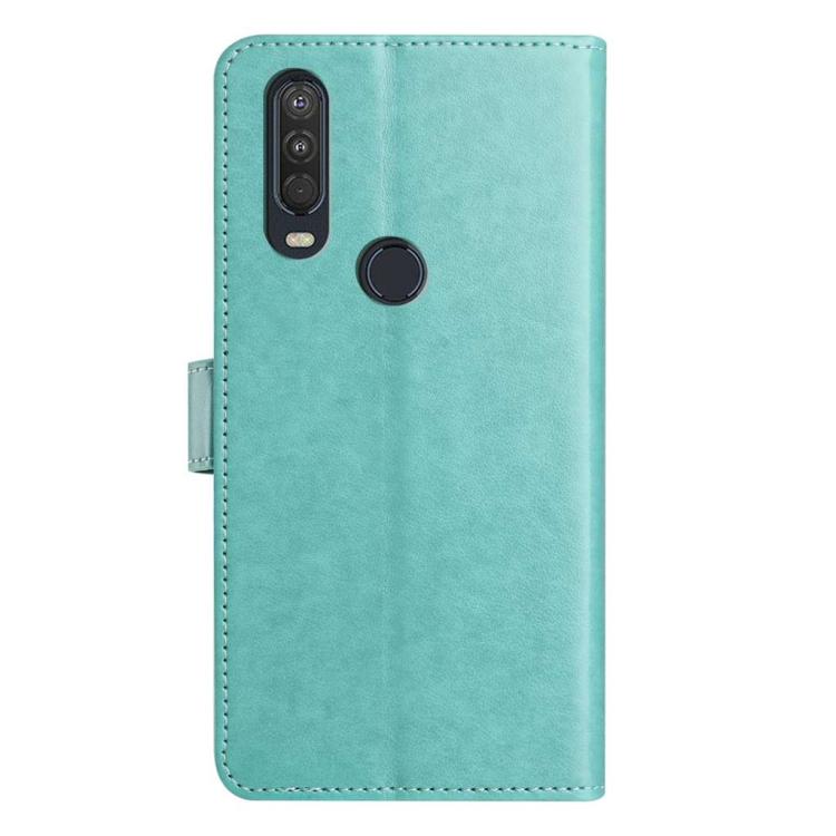 For Motorola One Action / P40 Power Lambskin 8-card Slot Leather Phone Case