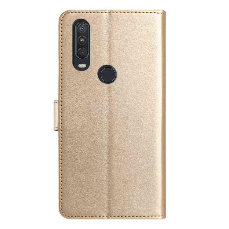 For Motorola One Action / P40 Power Lambskin 8-card Slot Leather Phone Case