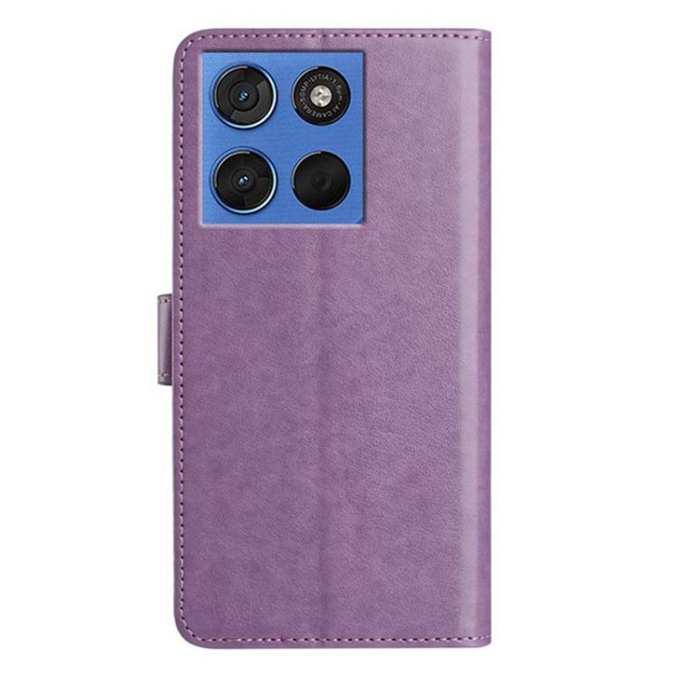 For Motorola Moto G Play 2025 Lambskin 8-card Slot Leather Phone Case