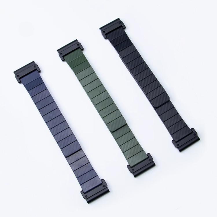 For Garmin 26mm Carbon Fiber Magnetic Loop Watch Band