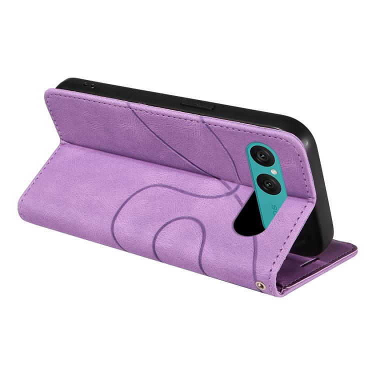 For Sony Xperia 10 VII Dual-color Splicing Flip Leather Phone Case