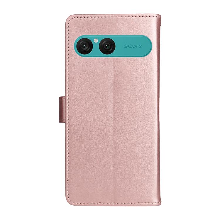 For Sony Xperia 10 VII Cat Bee Embossing Pattern Shockproof Leather Case