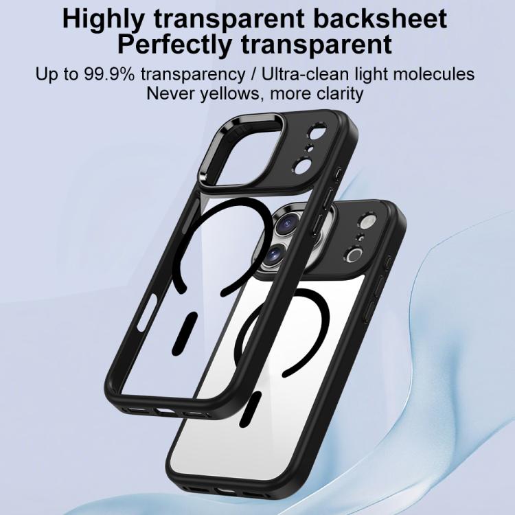 For iPhone 17 MagSafe Anti-fingerprint Highly Transparent PC Phone Case