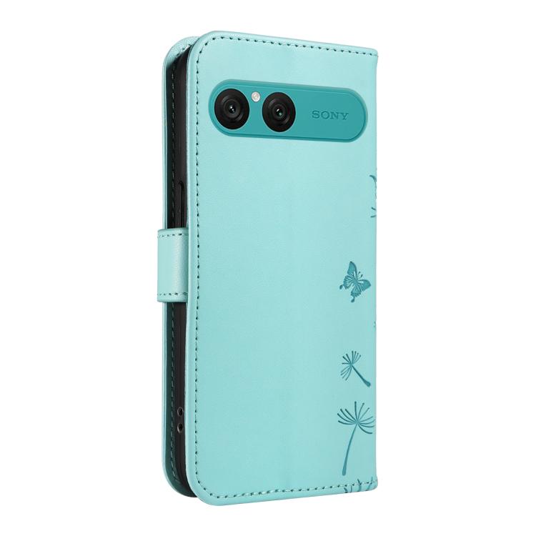 For Sony Xperia 10 VII Dandelion Embossed Pattern Flip Leather Phone Case