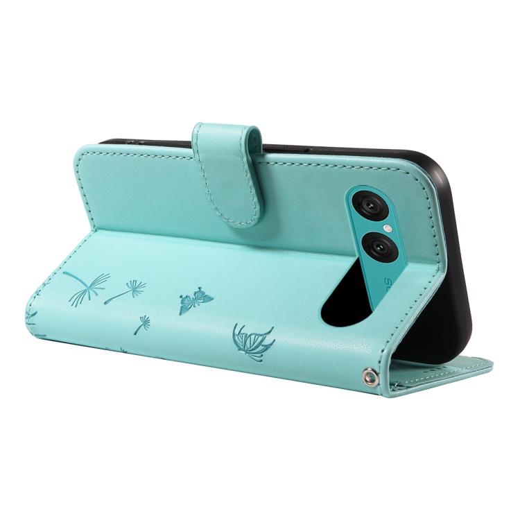 For Sony Xperia 10 VII Dandelion Embossed Pattern Flip Leather Phone Case
