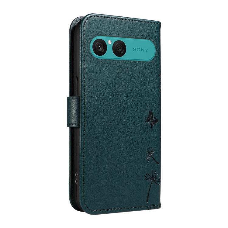For Sony Xperia 10 VII Dandelion Embossed Pattern Flip Leather Phone Case