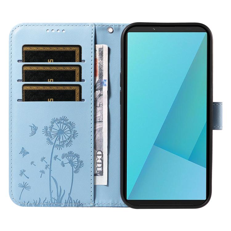 For Sony Xperia 10 VII Dandelion Embossed Pattern Flip Leather Phone Case