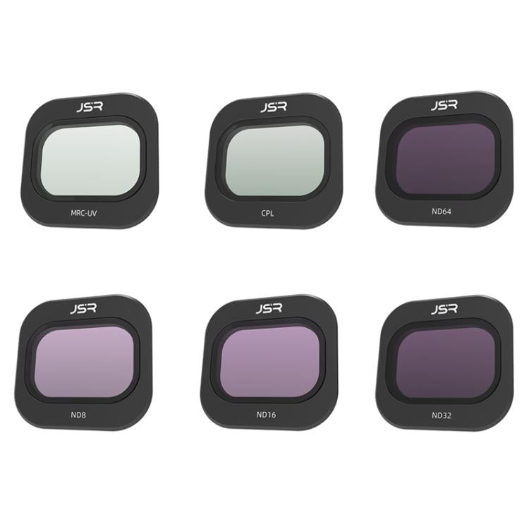 For DJI Mini 5 Pro JSR KB Series Drone Camera Lens Filter, Filter:6 in 1 ND8-64 UV CPL