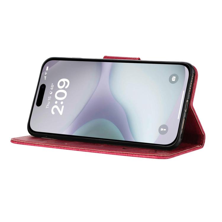 For iPhone 17 Butterfly Embossed Flip Leather Phone Case