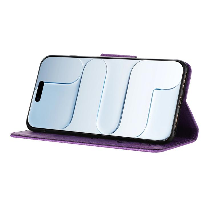 For iPhone Air Butterfly Embossed Flip Leather Phone Case