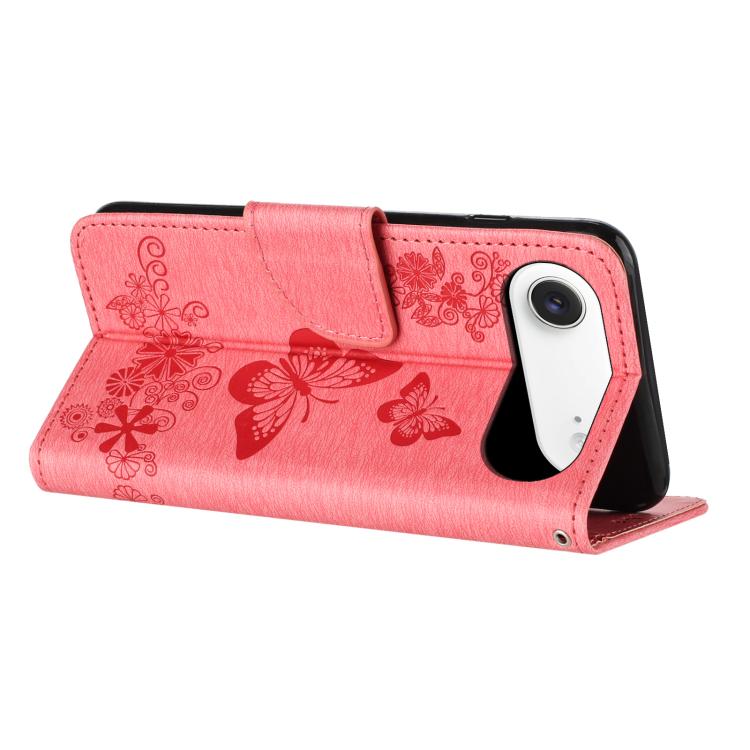 For iPhone Air Butterfly Embossed Flip Leather Phone Case