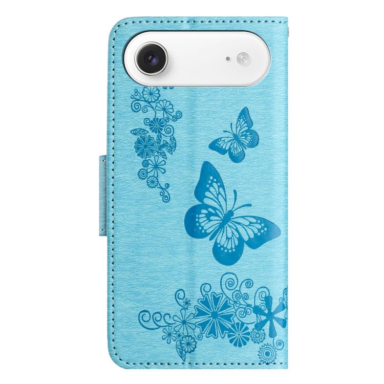 For iPhone Air Butterfly Embossed Flip Leather Phone Case