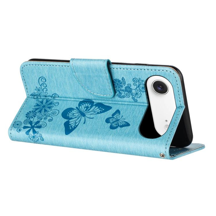 For iPhone Air Butterfly Embossed Flip Leather Phone Case