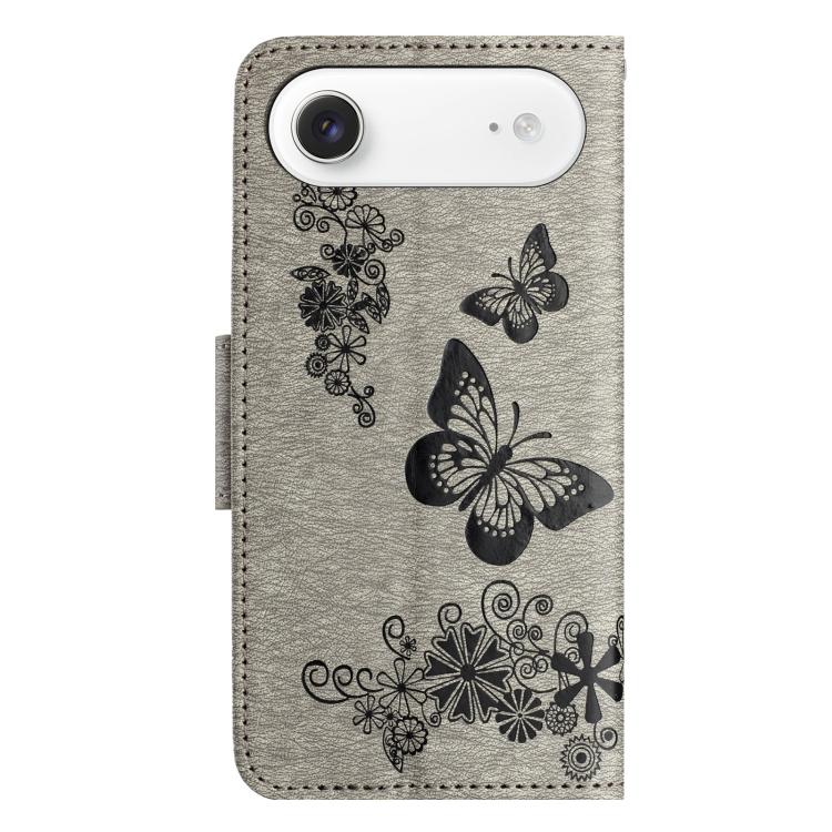 For iPhone Air Butterfly Embossed Flip Leather Phone Case