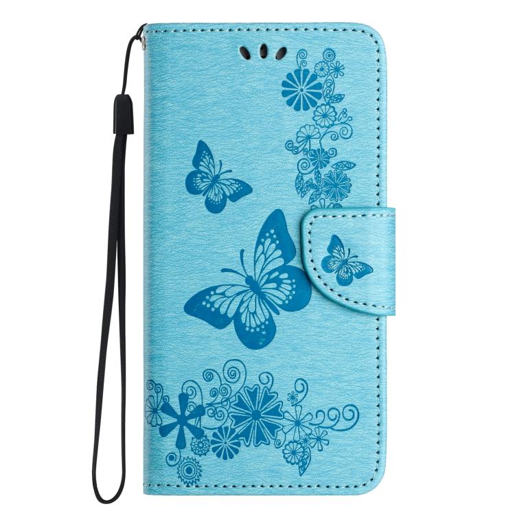 For iPhone 17 Pro Max Butterfly Embossed Flip Leather Phone Case