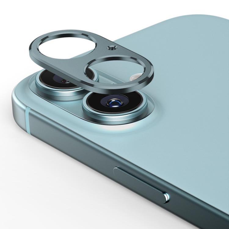 For iPhone 16 / 16 Plus XDcase Titanium Alloy Hollow Camera Lens Protector
