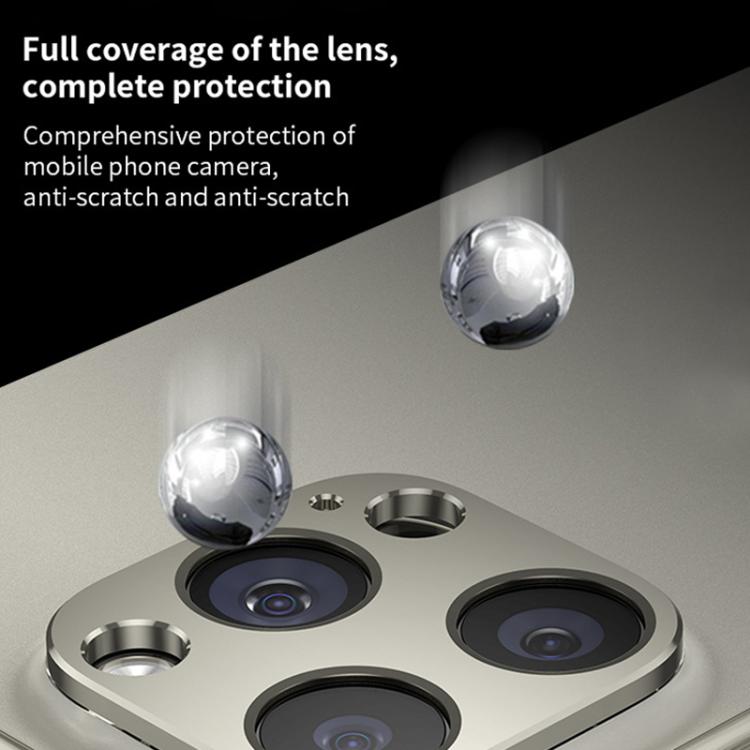For iPhone 16 / 16 Plus XDcase Titanium Alloy Hollow Camera Lens Protector
