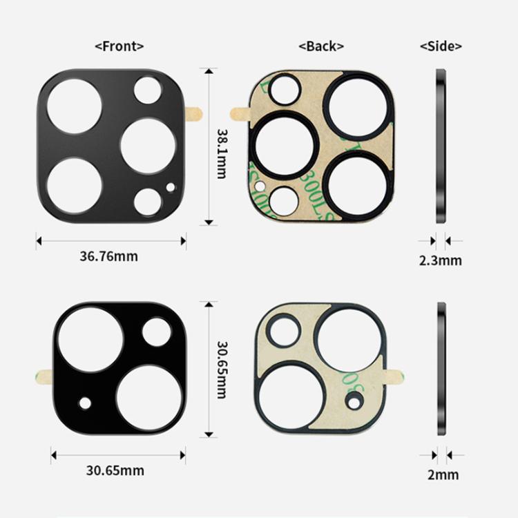 For iPhone 15 / 15 Plus XDcase Titanium Alloy Hollow Camera Lens Protector