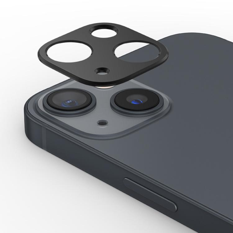 For iPhone 14 / 14 Plus XDcase Titanium Alloy Hollow Camera Lens Protector