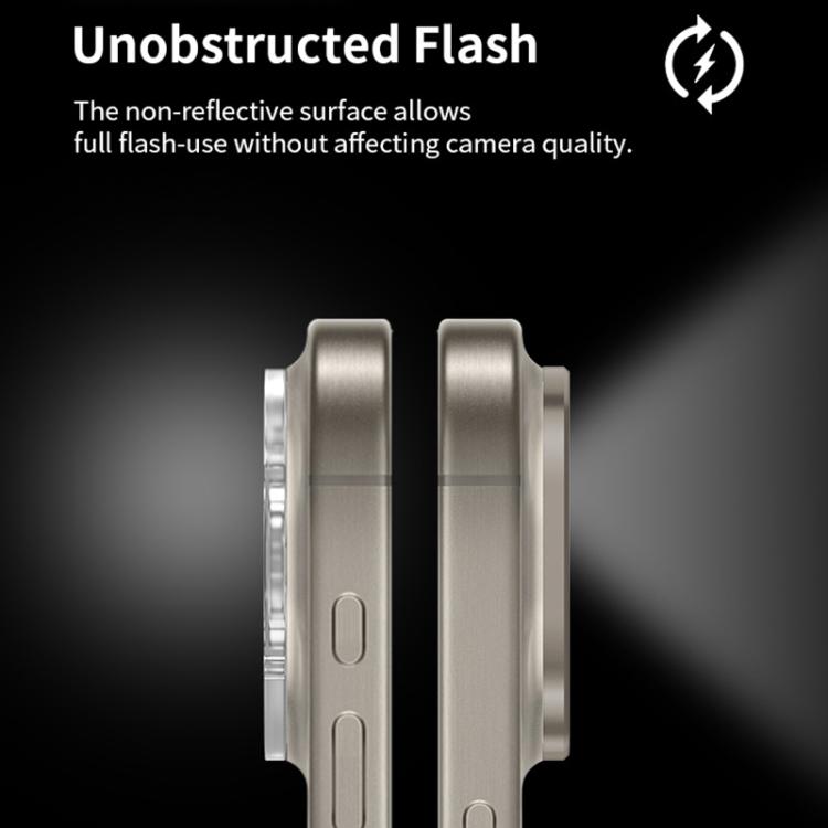For iPhone 14 / 14 Plus XDcase Titanium Alloy Hollow Camera Lens Protector