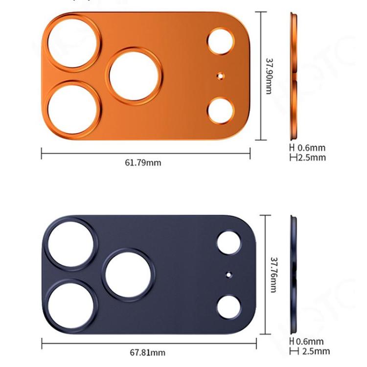 For iPhone 17 Pro XDcase Titanium Alloy Hollow Camera Lens Protector