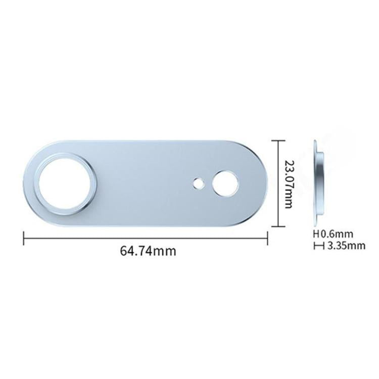 For iPhone Air XDcase Titanium Alloy Hollow Camera Lens Protector